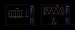 安全框架围档cad