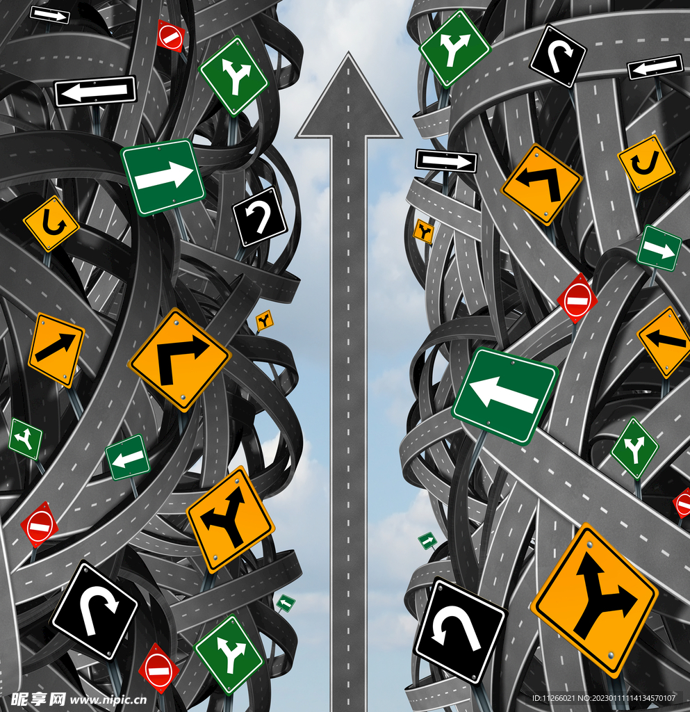 高速公路 导向牌