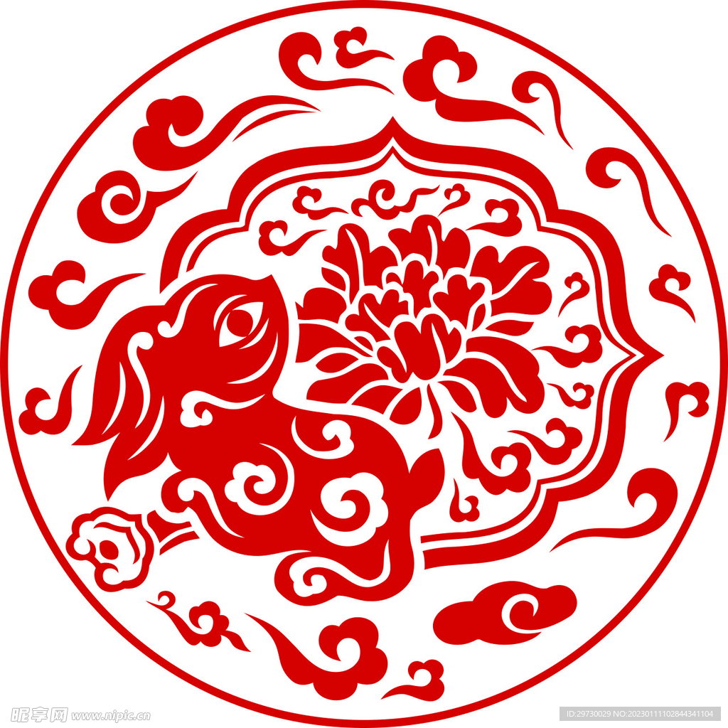 祥云兔