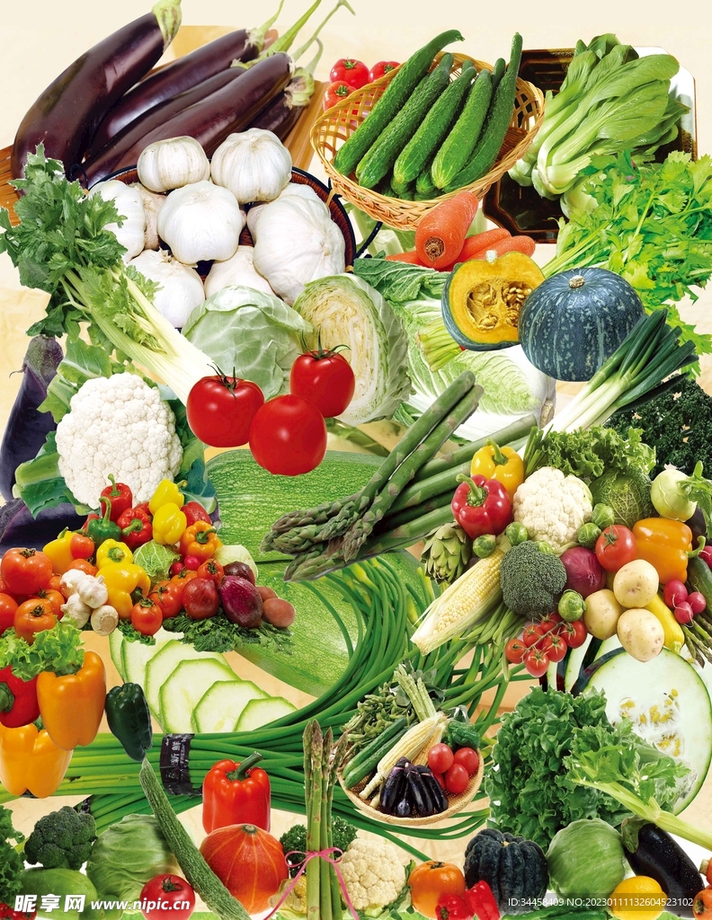 水果蔬菜图