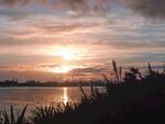 海滨夕阳风景