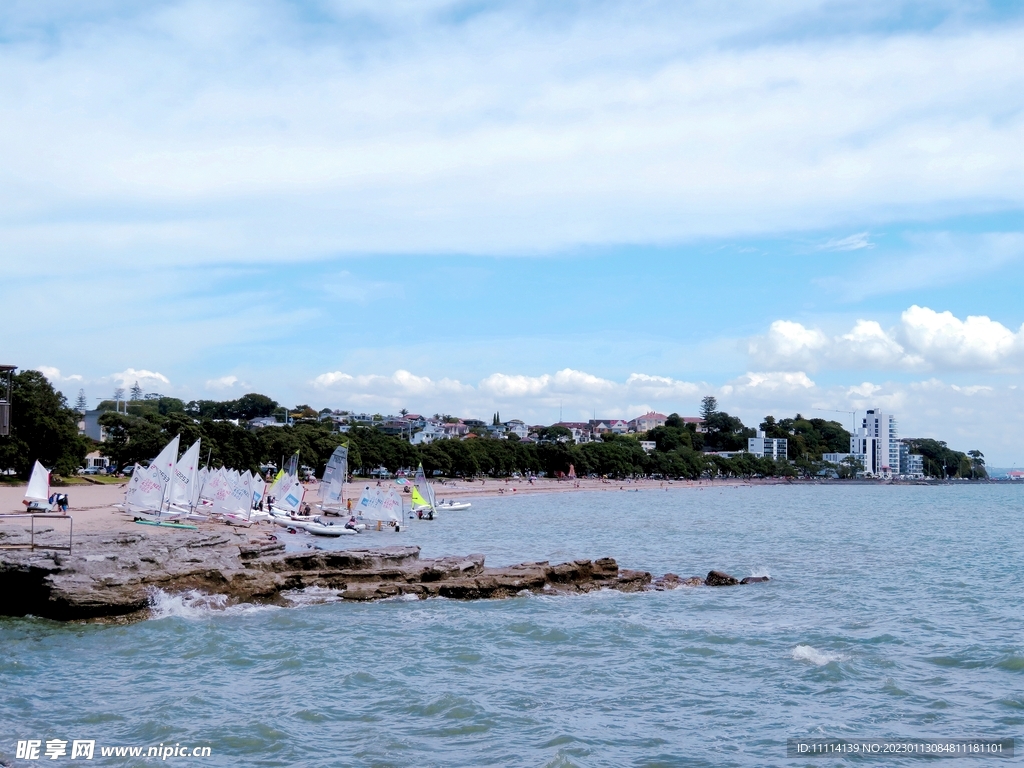 奥克兰海滨风景