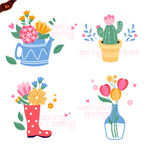 花束插画