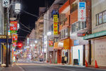 日本东京板桥街景夜景