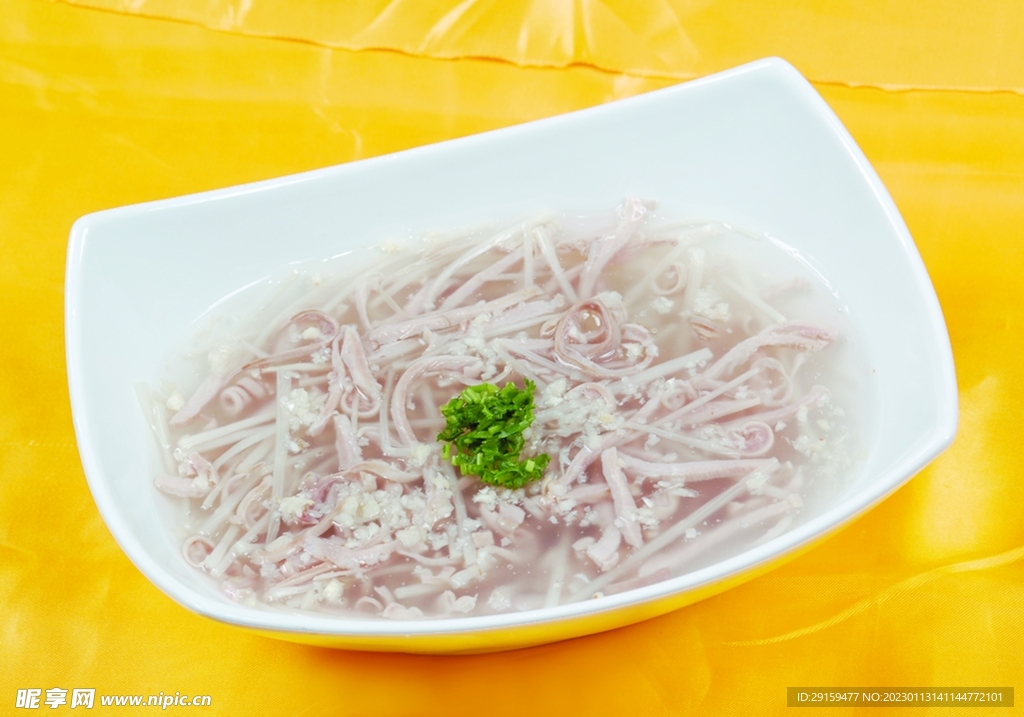 烩肚丝加烂蒜