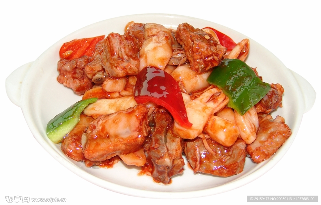 鸡腿菇烧排骨