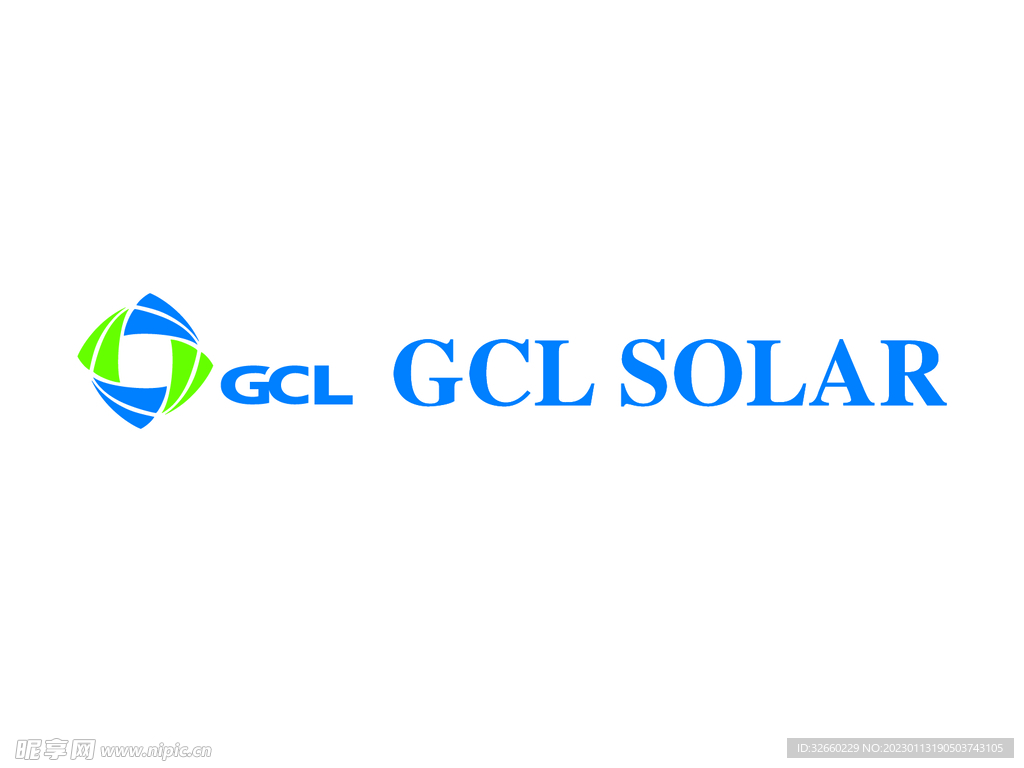 GCL SOLAR 标志