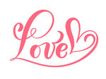 love艺术字