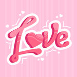 love艺术字