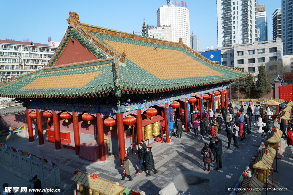 沈阳皇寺大殿建筑