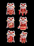 免扣新年场景兔年快乐兔子元素