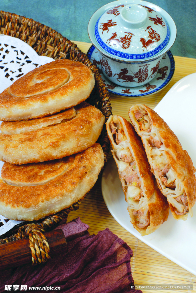 牛肉葱花饼