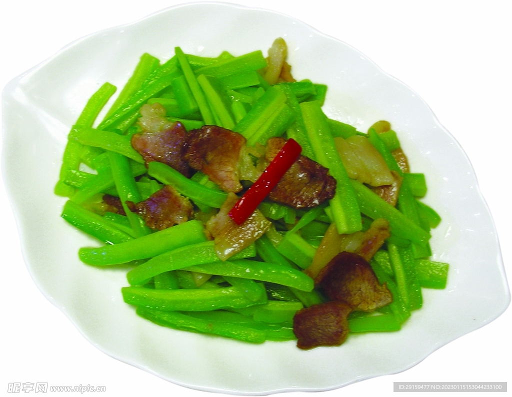 腊肉炒凉瓜