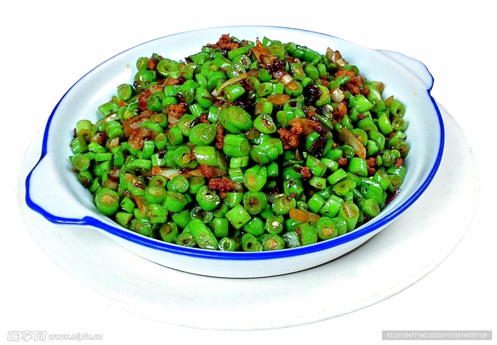 榄菜肉沫四季豆