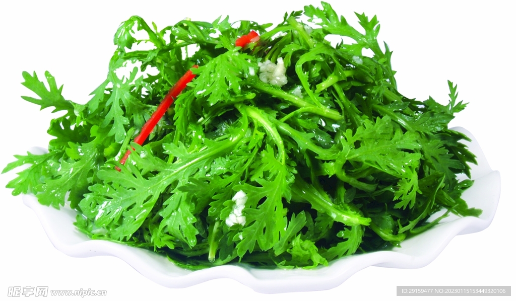 凉拌茼蒿