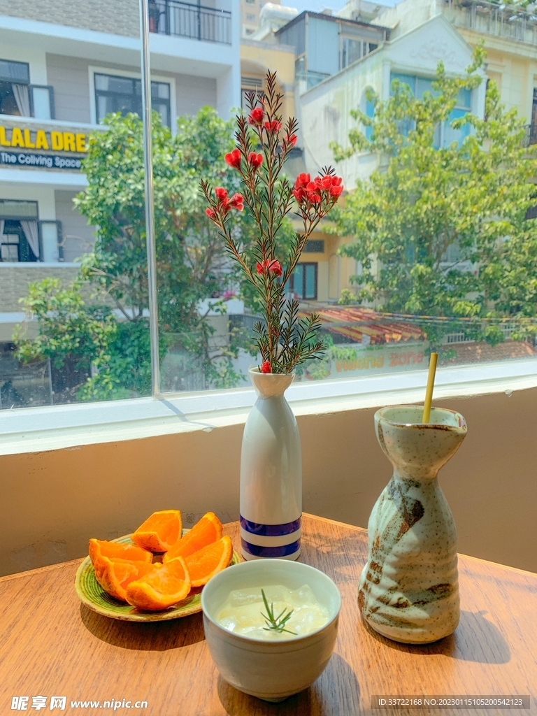 花瓶插花
