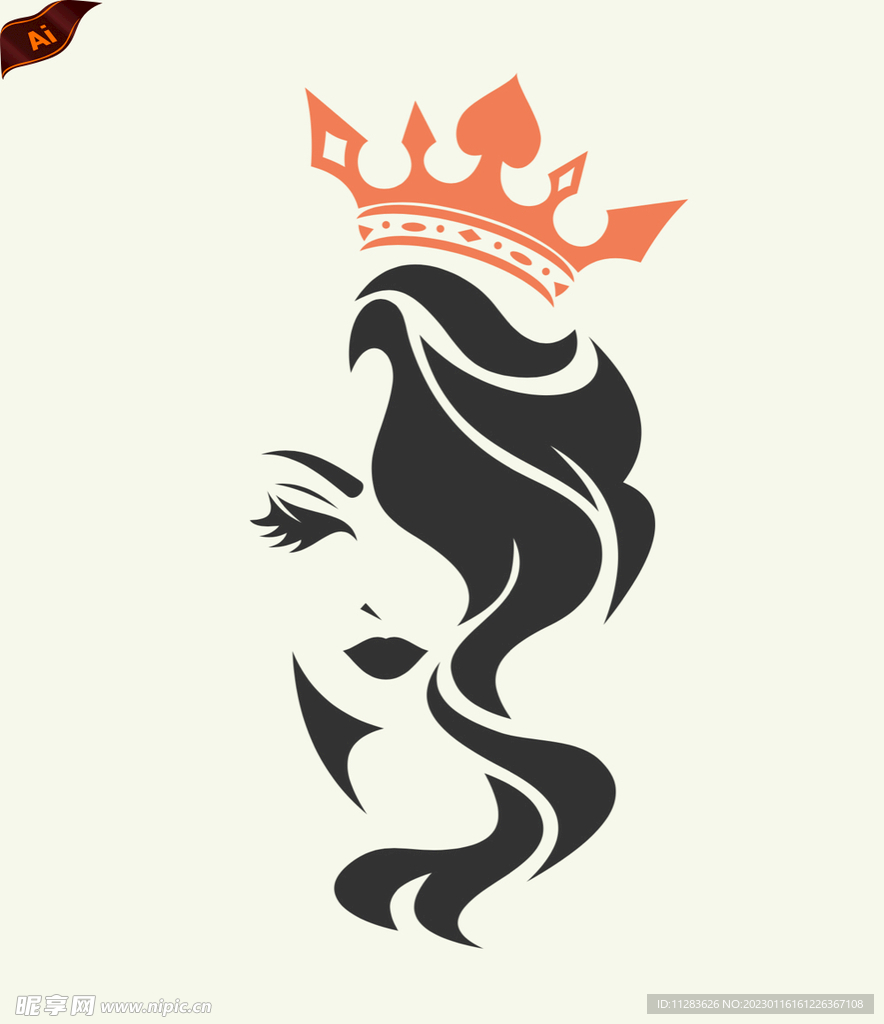 美丽女性logo