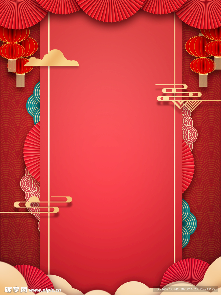 红色背景