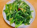 蒜米爆炒菜心