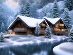 雪景插画