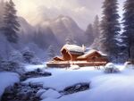 雪景插画