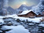 雪景插画