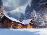 雪景插画