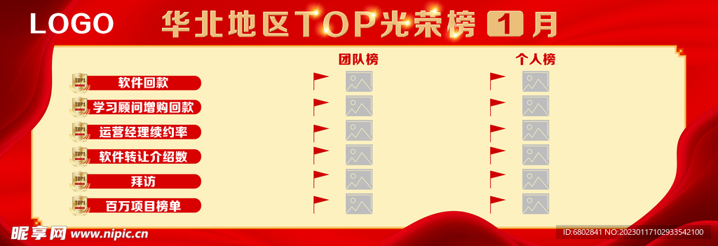 TOP光荣榜