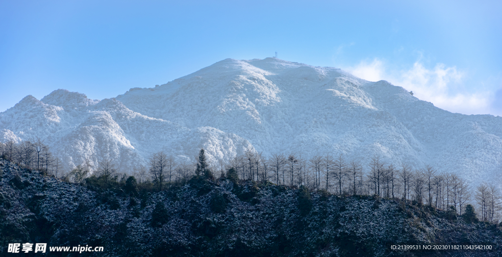 黄连河雪景