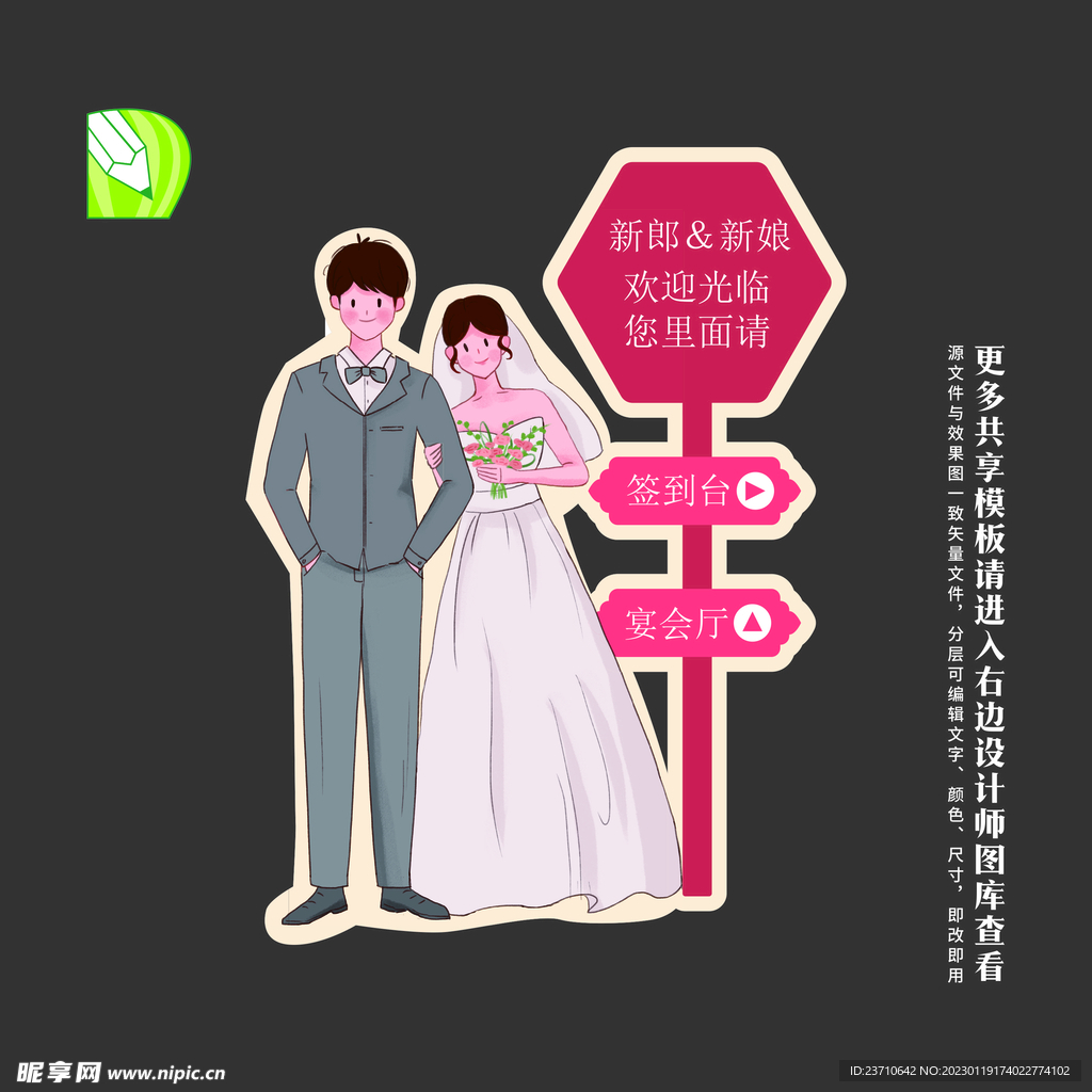 婚礼人物指引