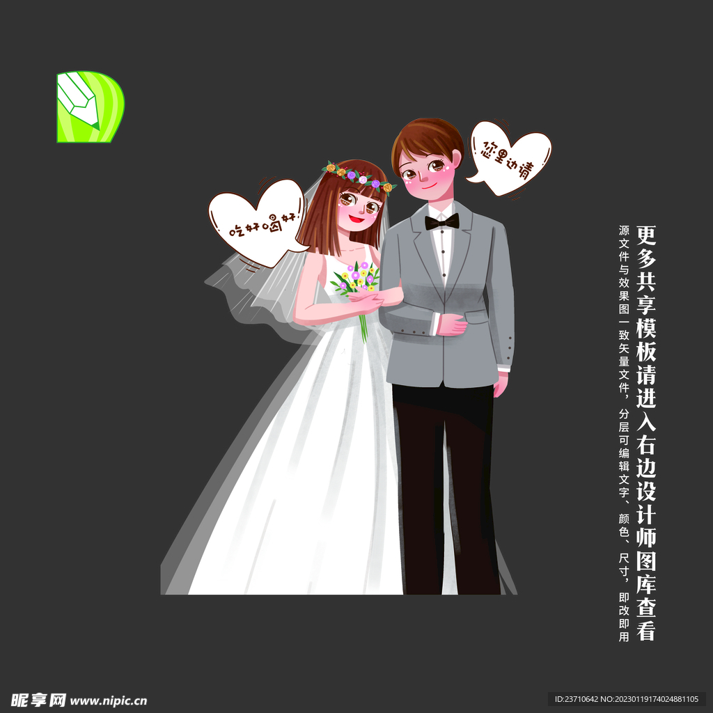 婚礼人物指引