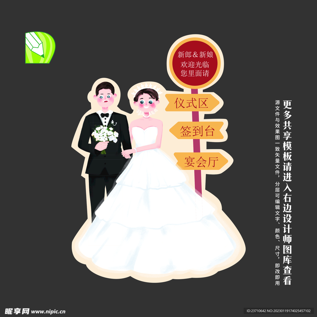 婚礼人物指引