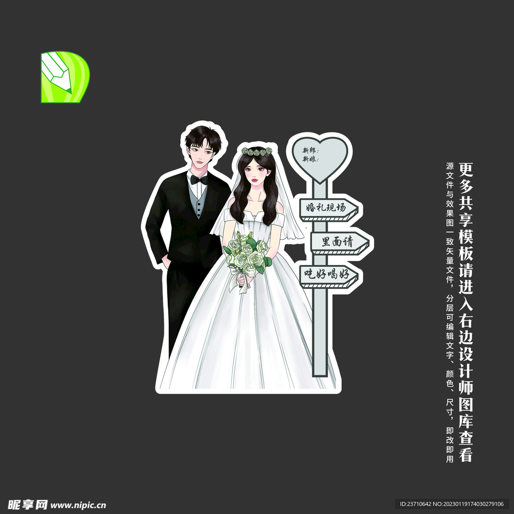 婚礼人物指引