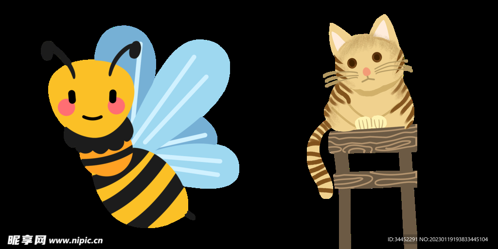 蜜蜂和猫