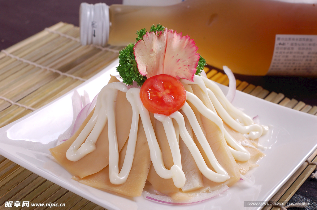 鲍片沙拉