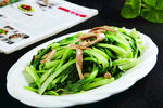 青菜炒豆筋