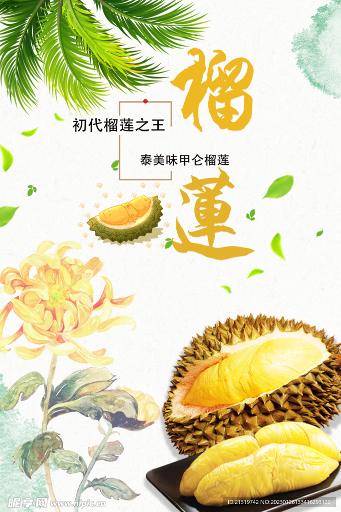 榴莲海报