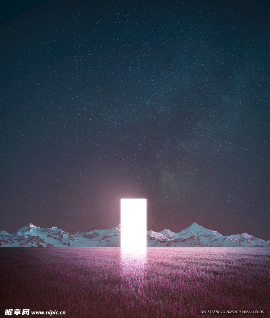 创意星空合成海报图片