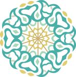 新年新春复古印花图案背景元素