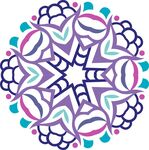 春季春天复古印花图案图形背景元