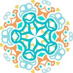 春季春天复古印花图案图形背景元