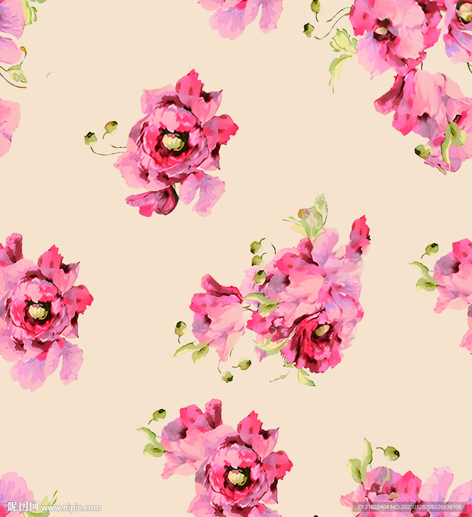 手绘花