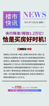 房地产政策利好宣传海报