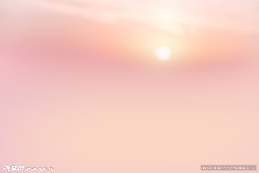 粉色天空