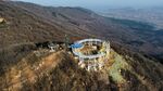 安山森林公园玻璃吊桥盘山公路