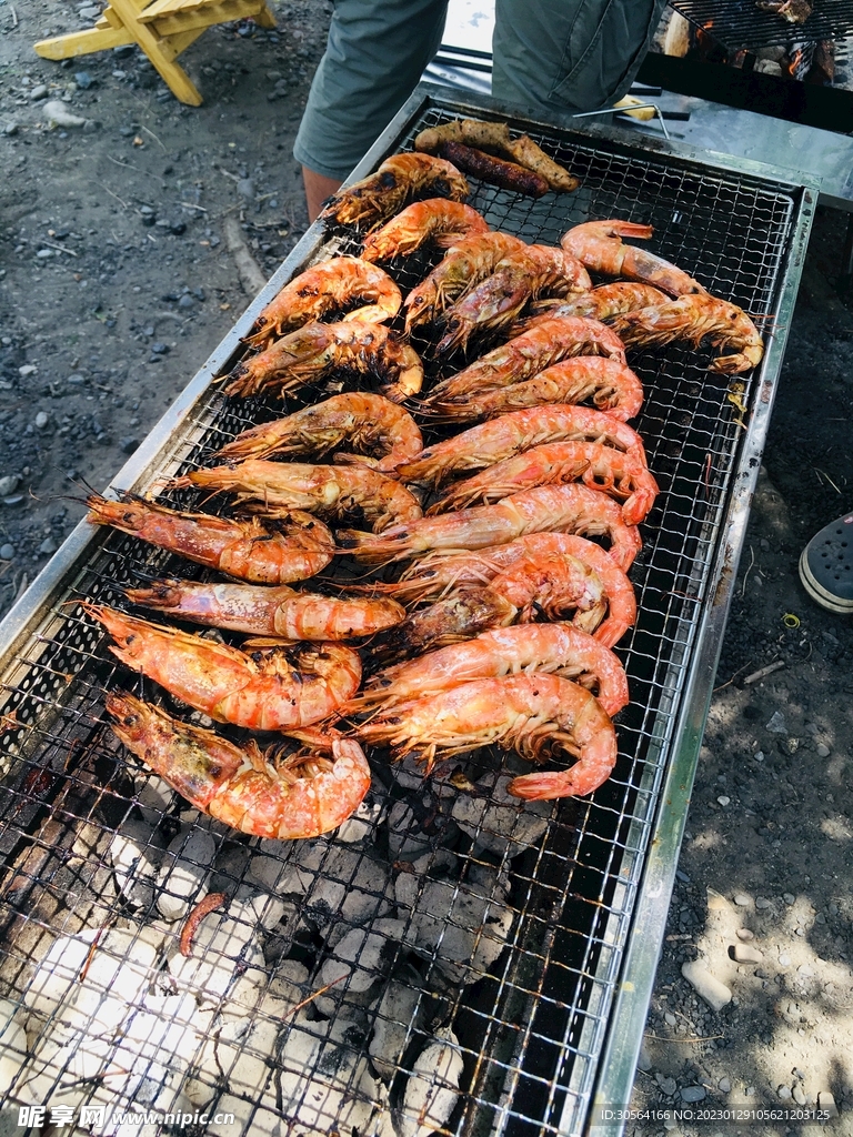 烤虾