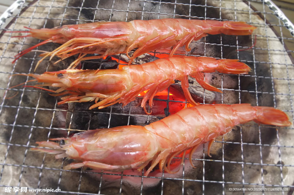 烤虾