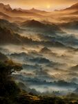 唯美山水画
