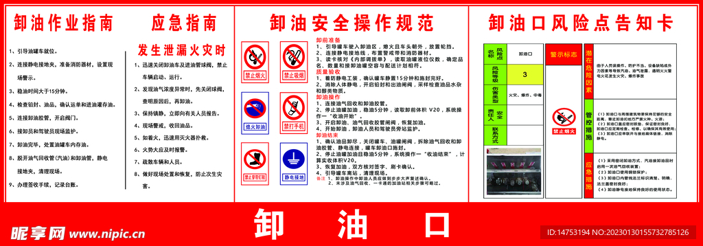卸油口