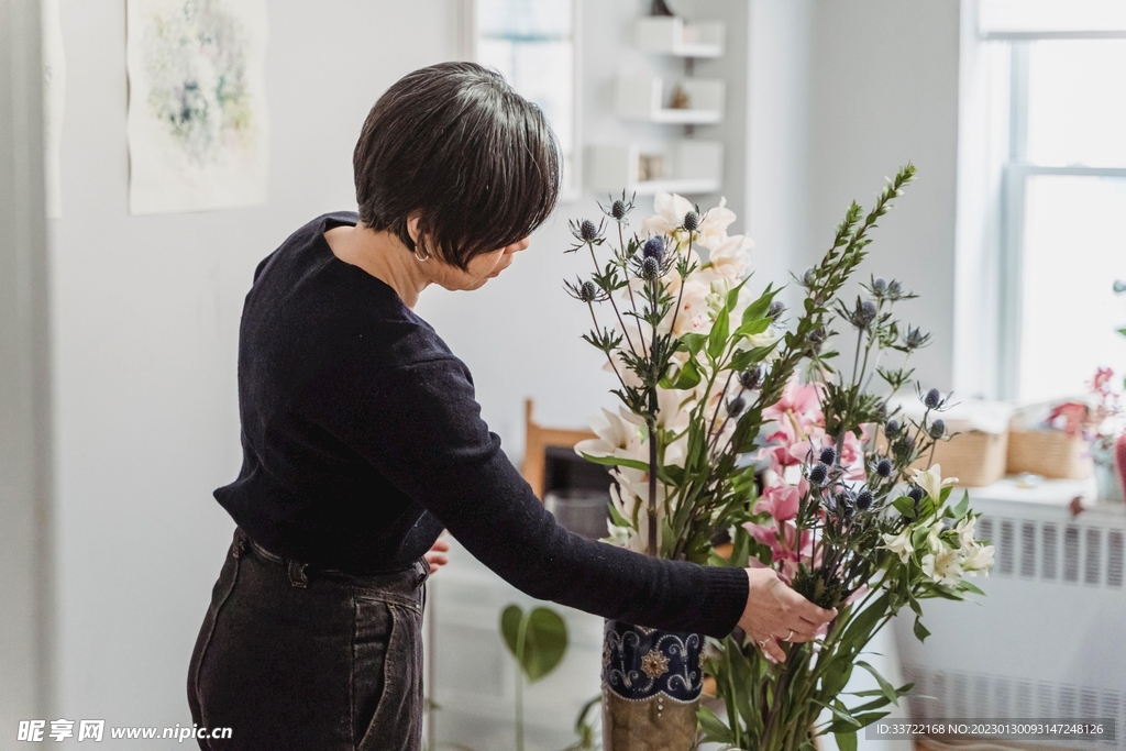 插花